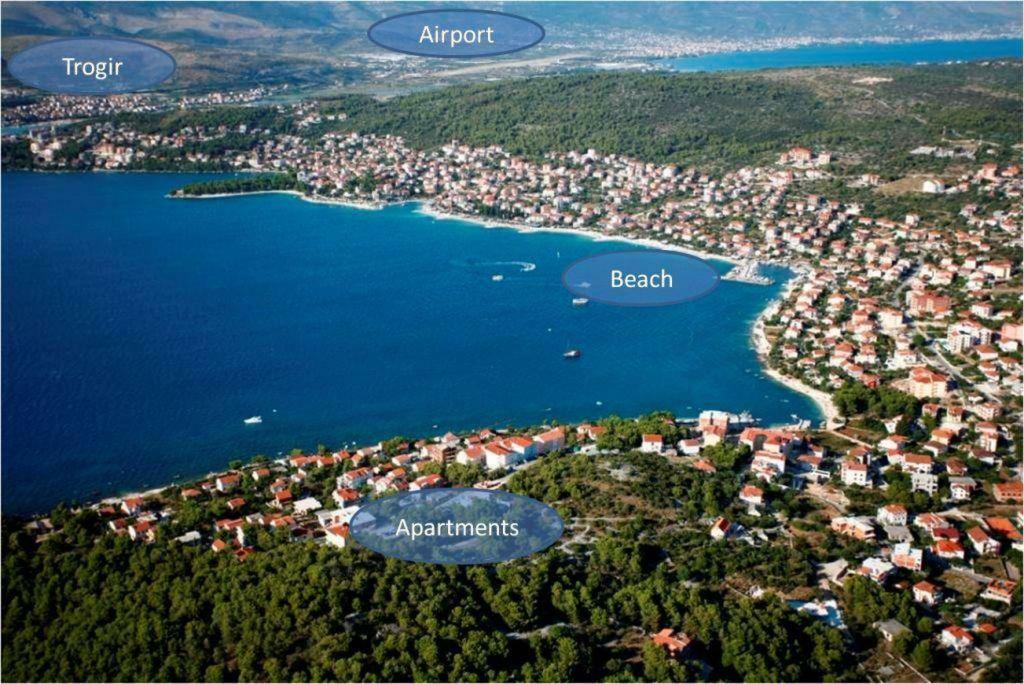 Apartman Tamara Trogir Exteriör bild
